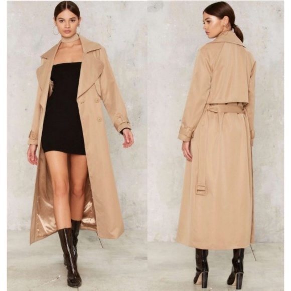 Nasty Gal Jackets & Blazers - Nasty Gal Sonya Maxi Trench Coat